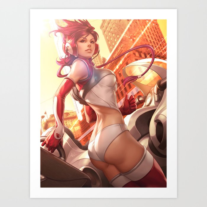 Discover the motif PEPPER DELIVERY by Stanley Artgerm Lau as a print at TOPPOSTER