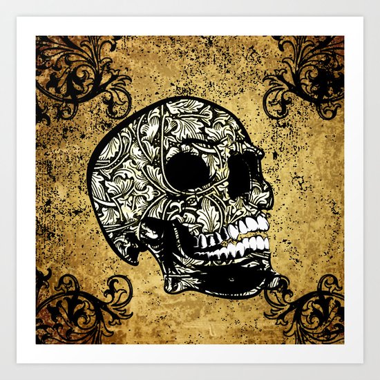 Skull Art Print