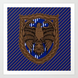 HP Ravenclaw House Crest Art Print