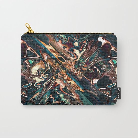 Melting Copper Abstract Carry-All Pouch