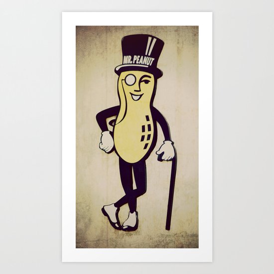 Mr. Peanut Art Print