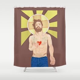Sacred Heart Shower Curtain
