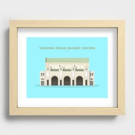 Tanjong Pagar Railway Station, Singapore [Building Singapore] Recessed Framed Print