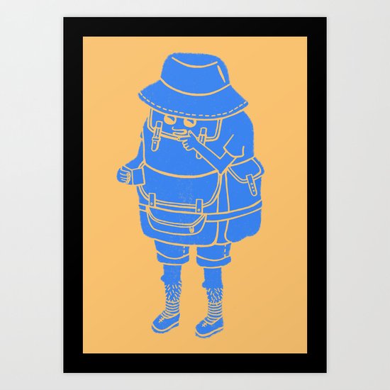 Backpacker Art Print