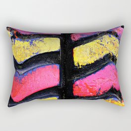 Don't Tread on Me Rectangular Pillow | Digital, Lines, Rubber, Bright, Colorful, Pattern, Yellow, Playground, Abstract, Transportation 