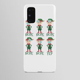 Christmas Elf - Elf Wearing Mask Android Case