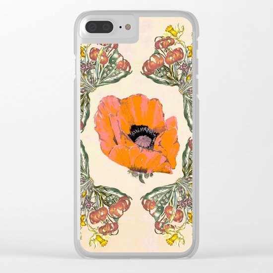 The Universal language of flowers Clear iPhone Case