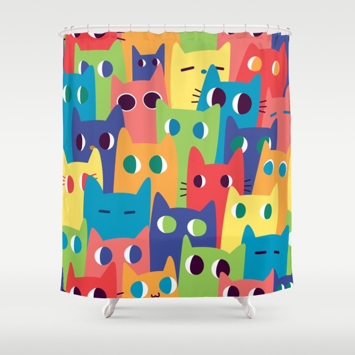 Meow Mix Shower Curtain