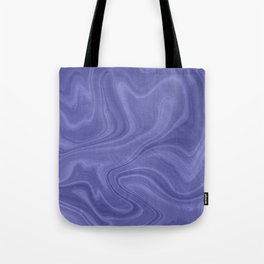 Marble Agate Swirl (Pantone Very Peri) Tote Bag
