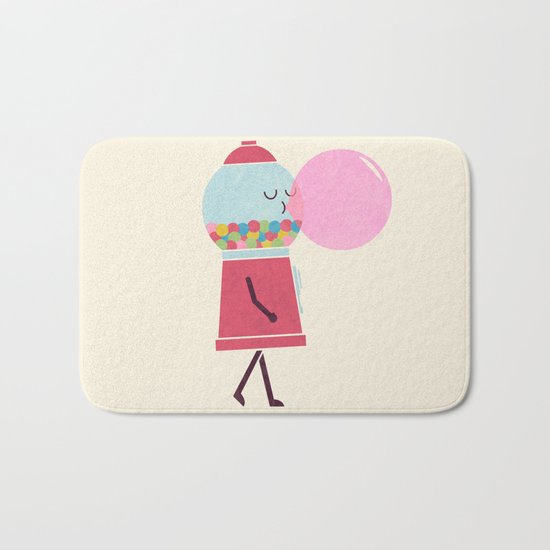 Bubble Gum Bath Mat