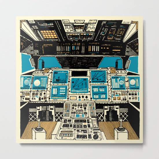 To Outer Space! Metal Print