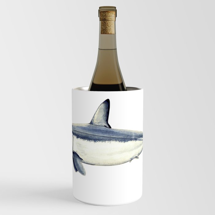 Mako shark (Isurus oxyrinchus) Wine Chiller by Chloe Yzoard Society6