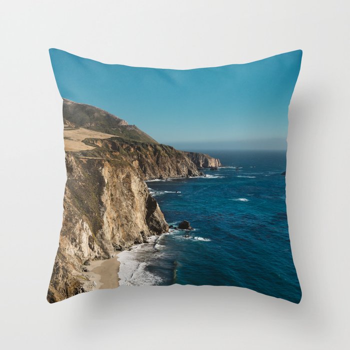 Big Sur California Throw Pillow
