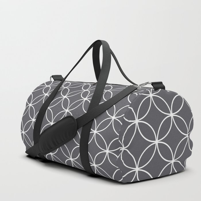 Circles Graphite Gray Duffle Bag