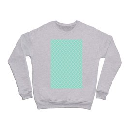 Quatrefoil Fresh Mint Crewneck Sweatshirt