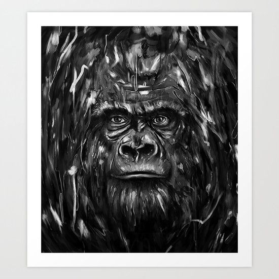Silverback Art Print