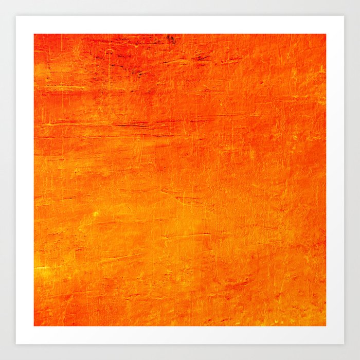 Orange Sunset Textured Acrylic Painting Kunstdrucke Orange Sunset Textured Acrylic Painting Kunstdrucke