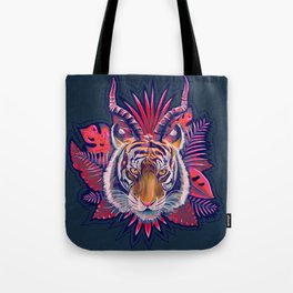 Demon Tiger  Tote Bag