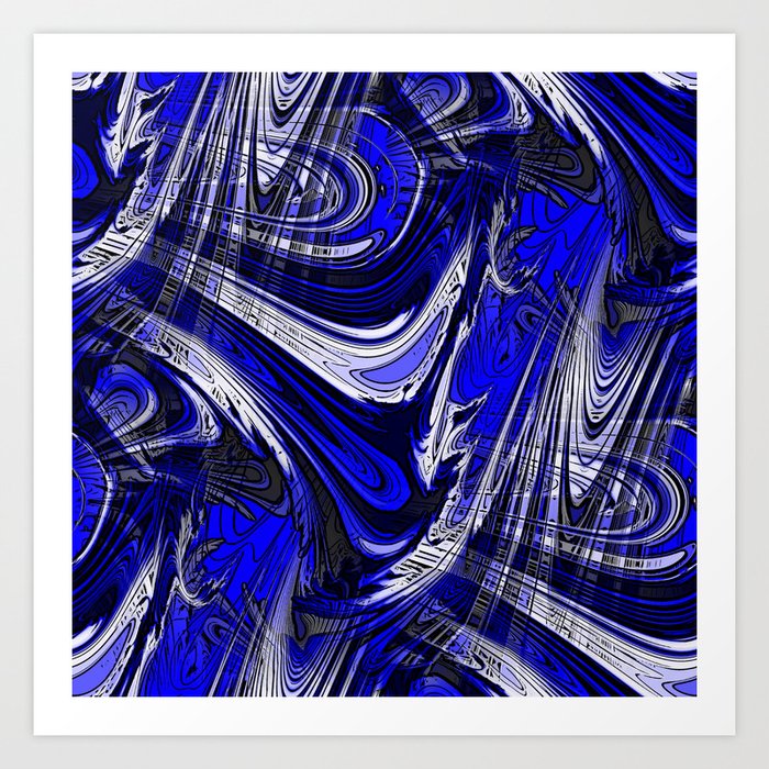 cobalt blue artwork