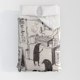 Takoyaki cat Comforter