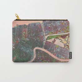 A Map of Vibrant New Orleans Carry-All Pouch