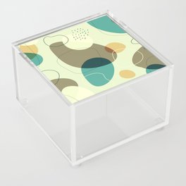 Boho Pebbles - Mint and Sage Acrylic Box
