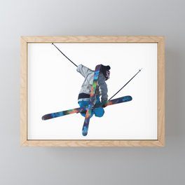 Ski Jump Framed Mini Art Print