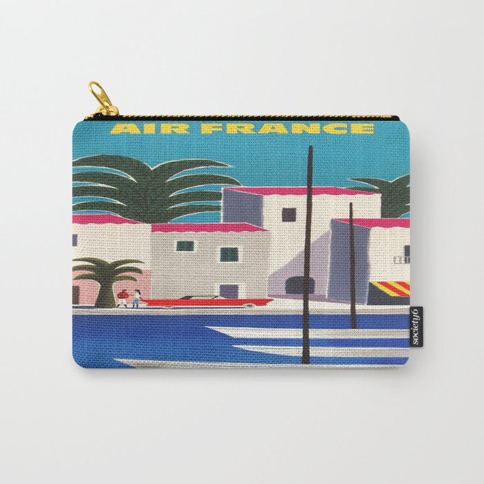 Vintage poster - French Riviera Carry-All Pouch