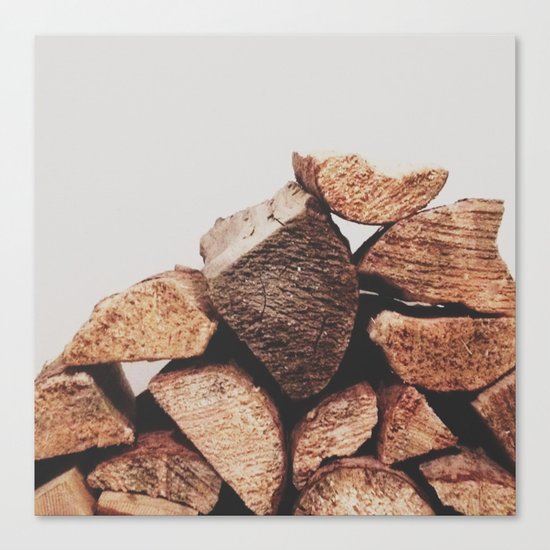 Firewood Canvas Print