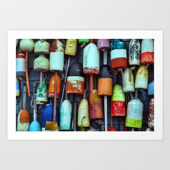 Float on a wall, Cape Cod Art Print