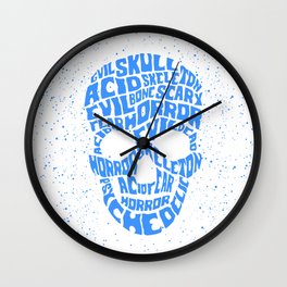 Acid skull Wall Clock