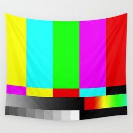 SMPTE Television TV Color Bars Wall Tapestry