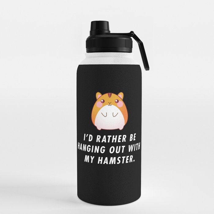 Funny I d Rather Be Hanging Out With My Hamster Pun Quote Sayings