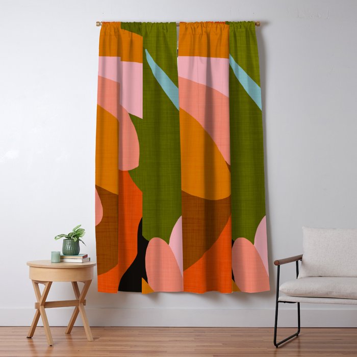 Floria Blackout Curtain by Gale Switzer Society6