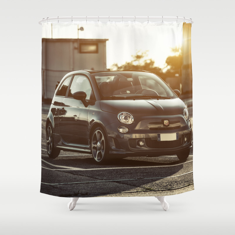 Abarth 595 Competizione Cabrio Shower Curtain By Clarimassimiliano Society6