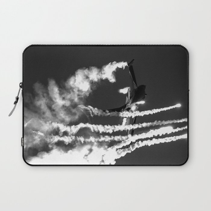 Belgian F16 and Flares Laptop Sleeve