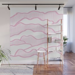 Abstract mountains line 13 Wall Mural