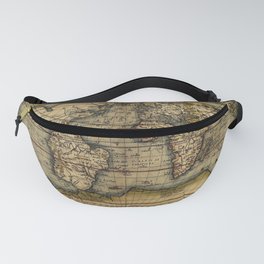 Old World Map print from 1564 Fanny Pack