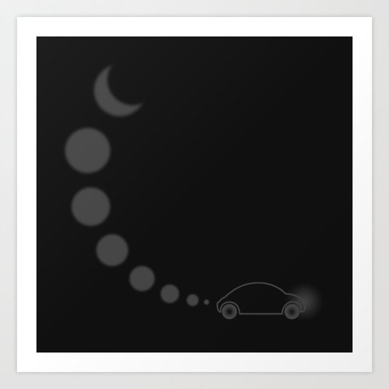 Riders of the Night Art Print