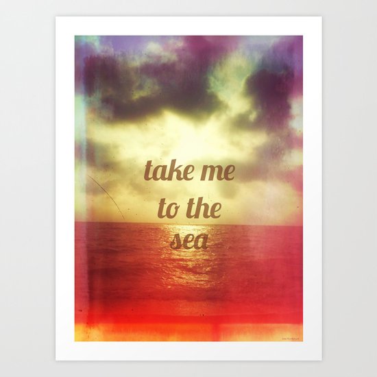 take to the sea Art Print