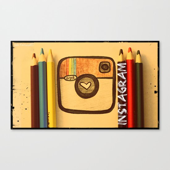 For Instagram Lovers ;) Canvas Print