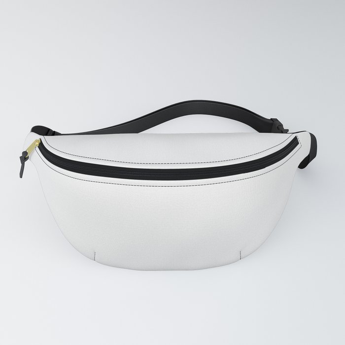 Pale Silver Gray Fanny Pack