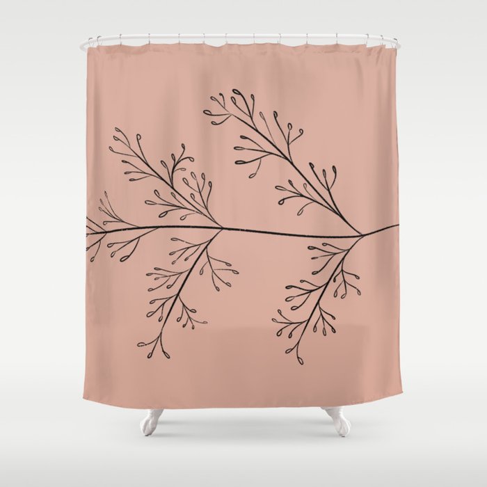 Solitary Shower Curtain