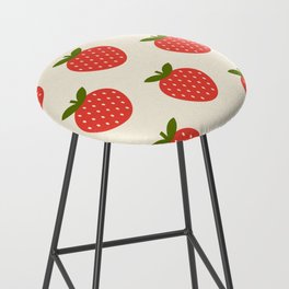 Strawberry pattern Bar Stool