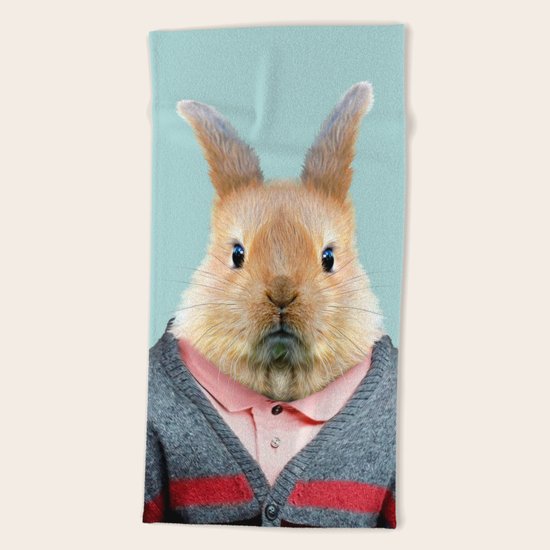 Rabbit Beach Towel