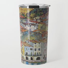 Gustav Klimt Malcesine On Lake Garda Travel Mug