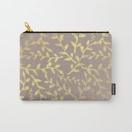 Golden Leaves Carry-All Pouch