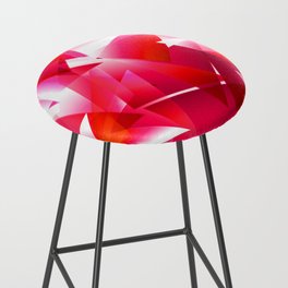 Abstract Pink Sharp Chaotic Background. Bar Stool