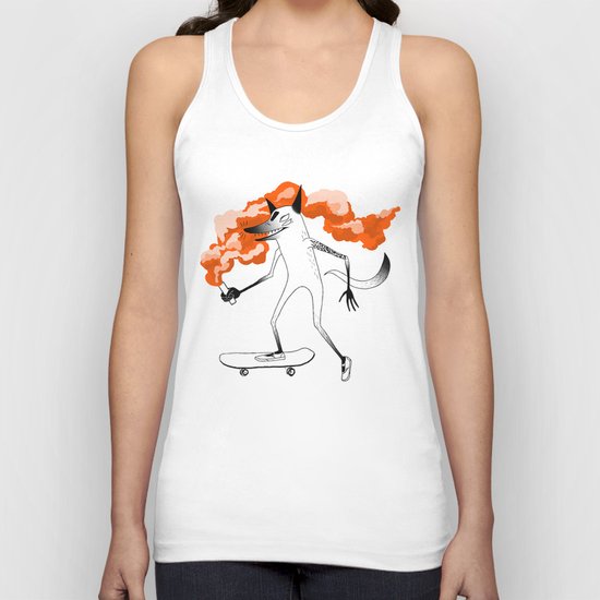 Fox Skateboarder2 Unisex Tank Top