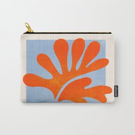Red Coral Leaf: Matisse Paper Cutouts II Carry-All Pouch | Matisse, Cut Out, Museum, Decor, Pop, Coral, Modern, Abstract, Botanical, Graphicdesign 